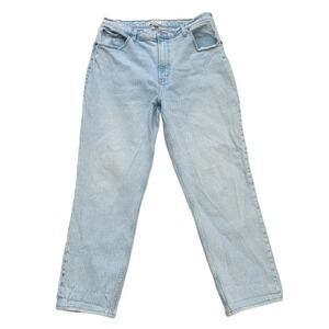 Abercrombie & Fitch Curve Love 90s Straight Ultra High Rise Jeans 33 16R